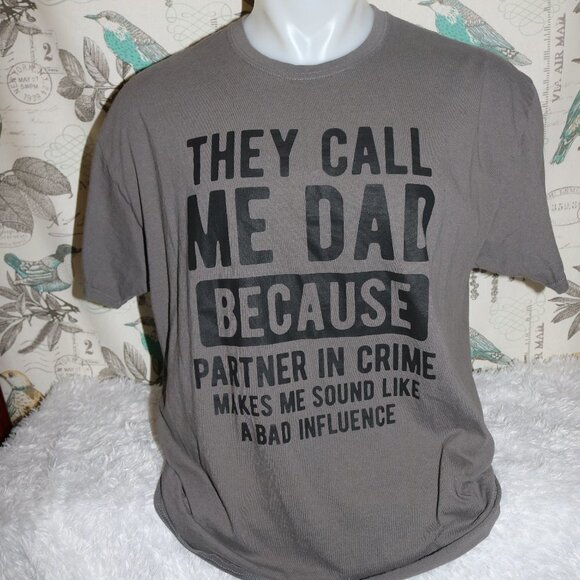 Gilden Other - Gilden Mens novelty tee shirt XL "They call me Dad because... funny